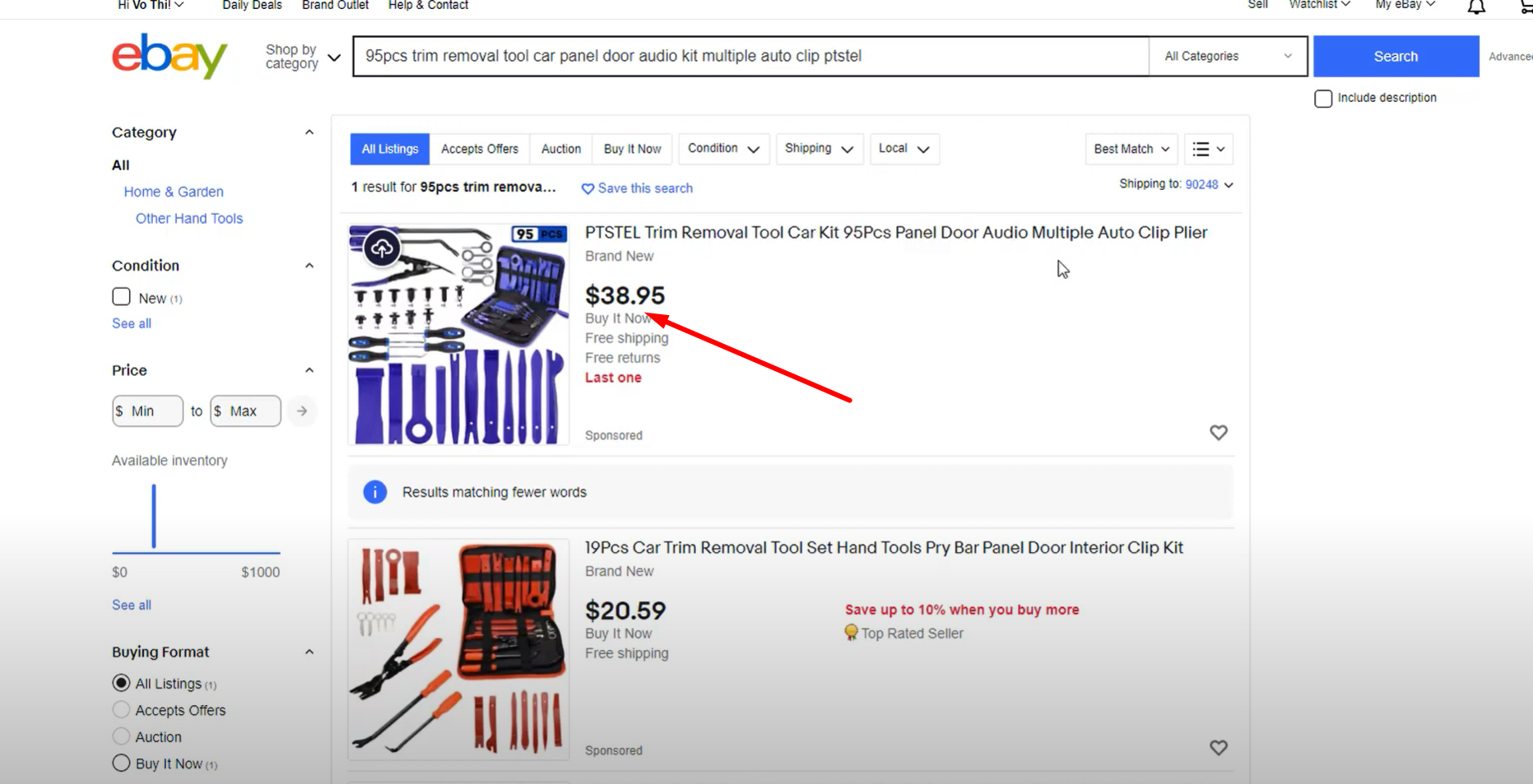 giá bán của đối thủ trên ebay công thức giá bán